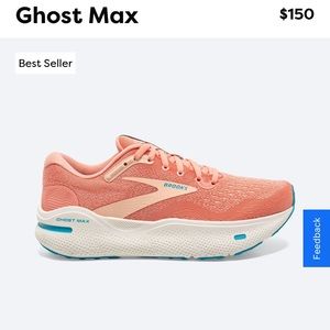 NWT Brooks Women’s Ghost MAX